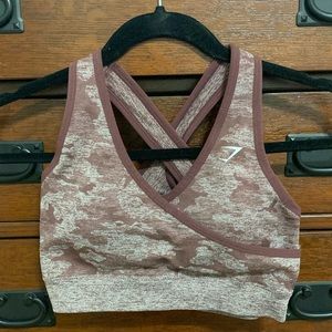Gymshark camo seamless bra